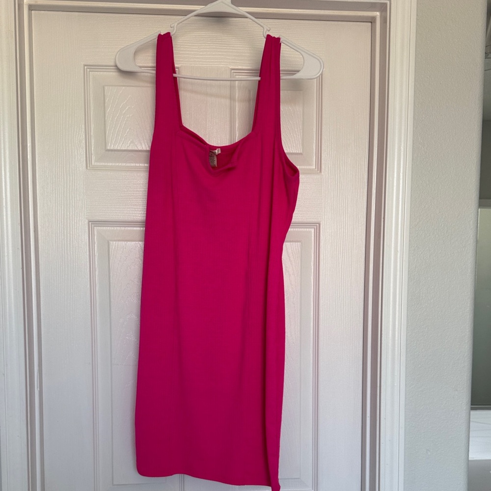 Bozzolo Vibrant Pink Mini Dress